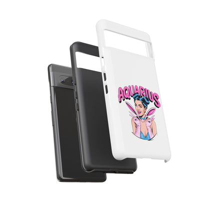 “AQUARIUS” Phone Case with Retro Look