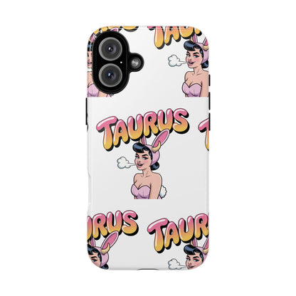 Stylish “Taurus” Phone Case, Cartoon Design