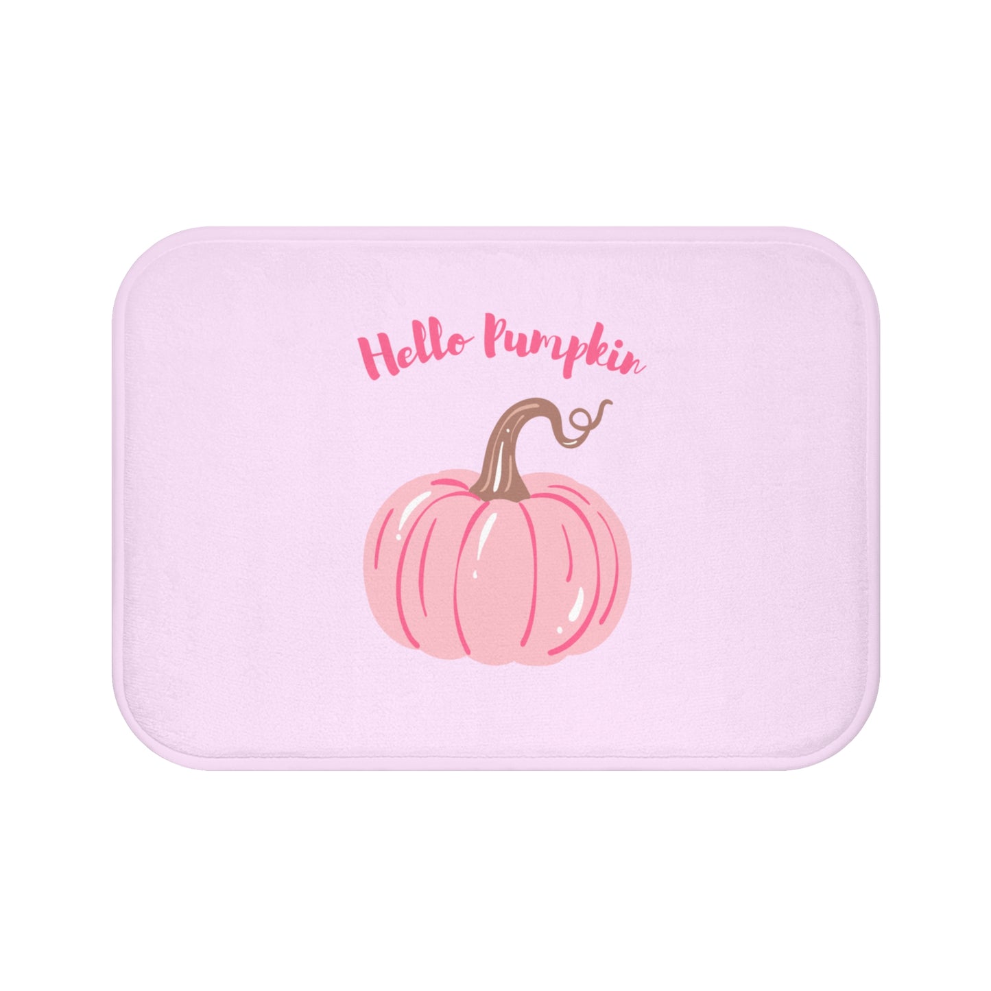 Hello Pumpkin Bath Mat, Fall Decor