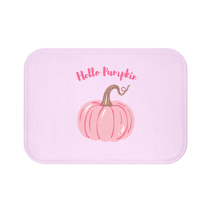 Hello Pumpkin Bath Mat, Fall Decor