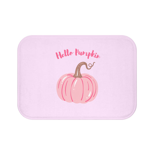 Hello Pumpkin Bath Mat, Fall Decor