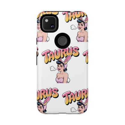 Stylish “Taurus” Phone Case, Cartoon Design