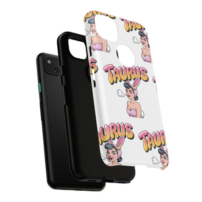 Stylish “Taurus” Phone Case, Cartoon Design