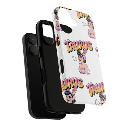 Stylish “Taurus” Phone Case, Cartoon Design