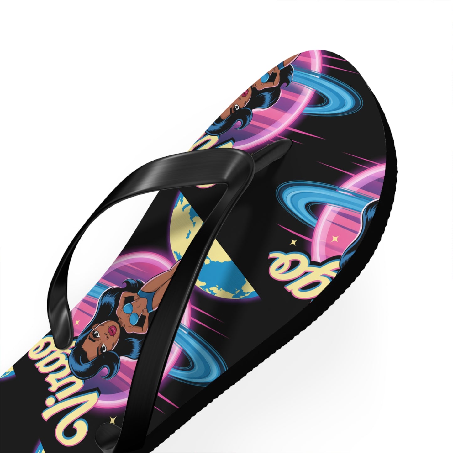 ‘VIRGO’ Cosmic Flip Flops, Beach Footwear, Summer Sandals