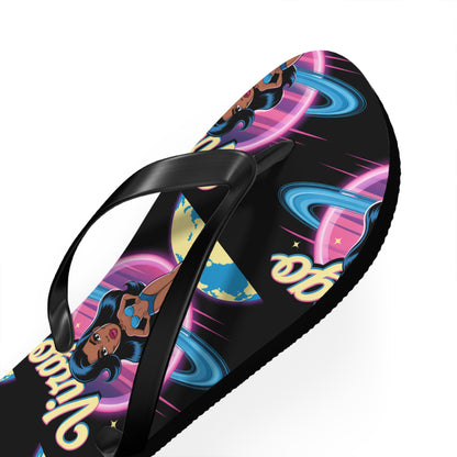 ‘VIRGO’ Cosmic Flip Flops, Beach Footwear, Summer Sandals