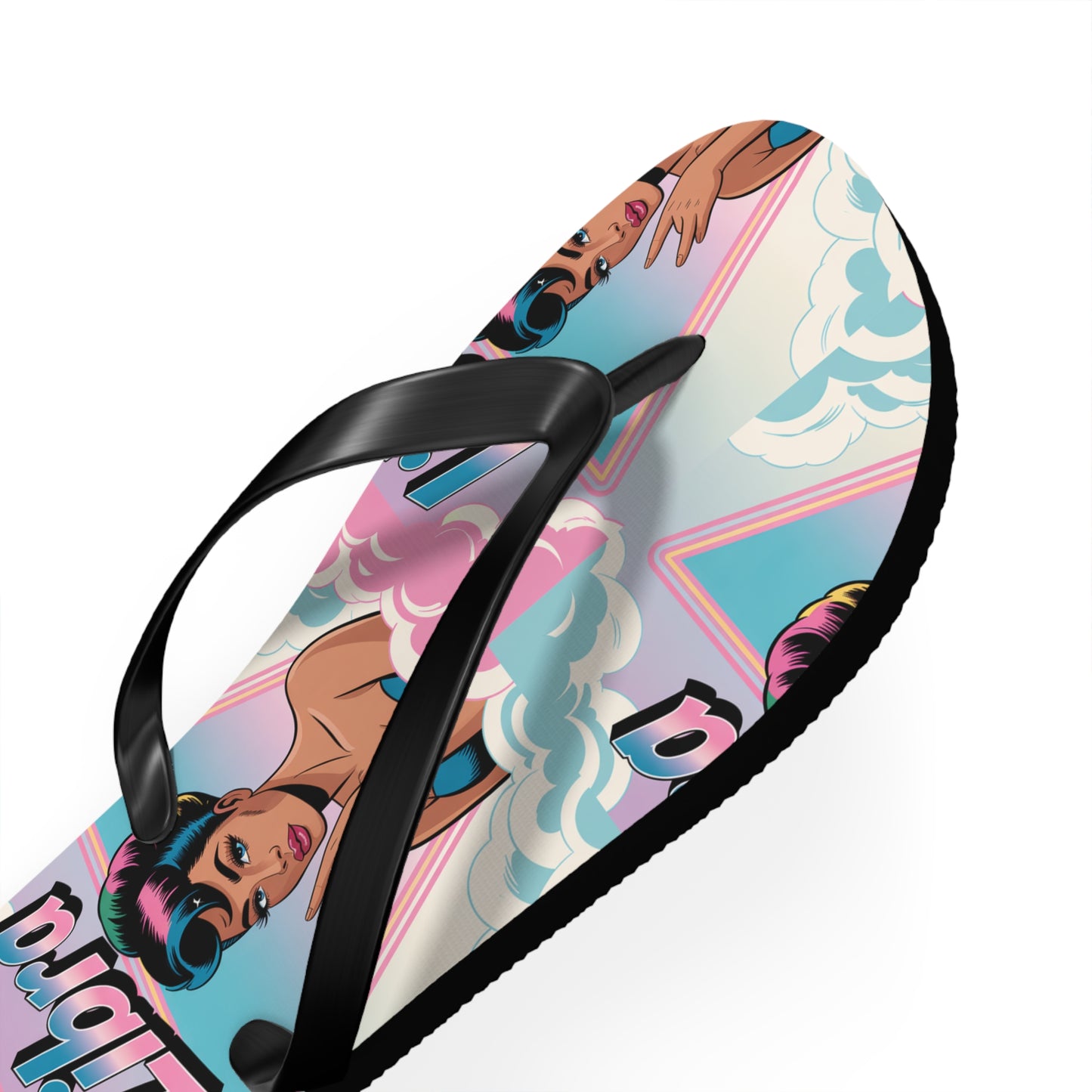 ‘LIBRA’ Flip Flops for Summer Fun, Vacation Footwear, Pool Party Essentials