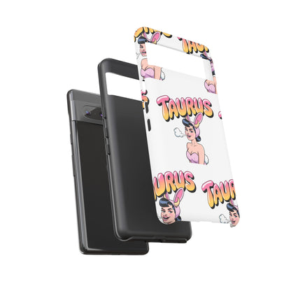 Stylish “Taurus” Phone Case, Cartoon Design