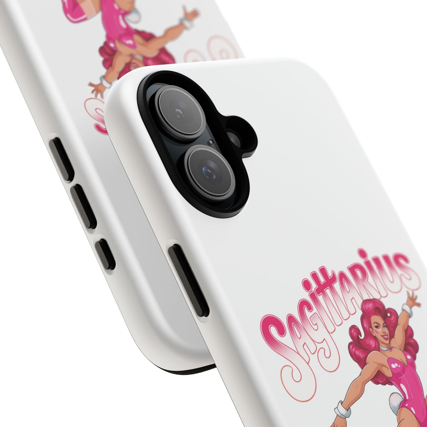 “Sagittarius” phone case Pink Dollar Bill Woman Bunny Costume