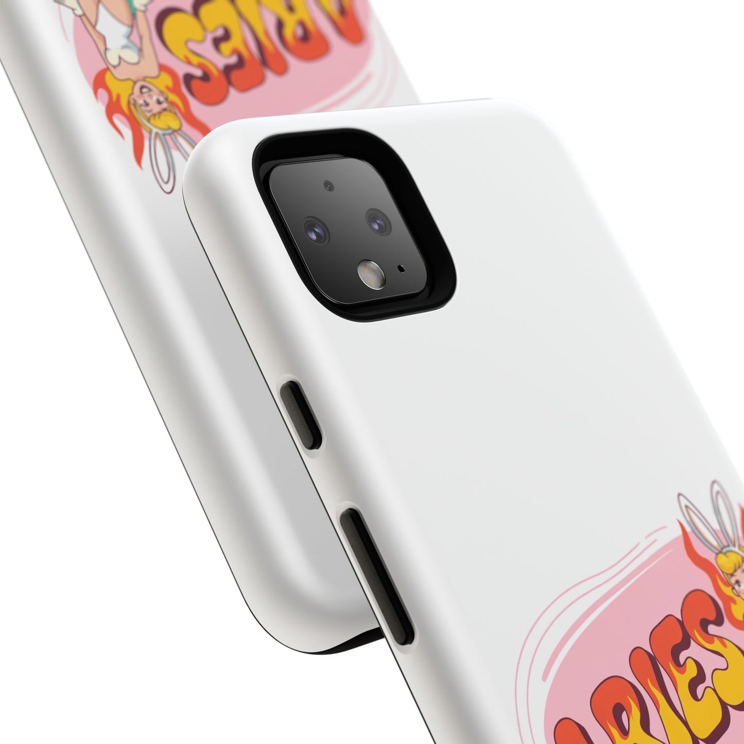 “ARIES” Cute Bunny Phone Case, Tough Phone Cover, Retro Style Case