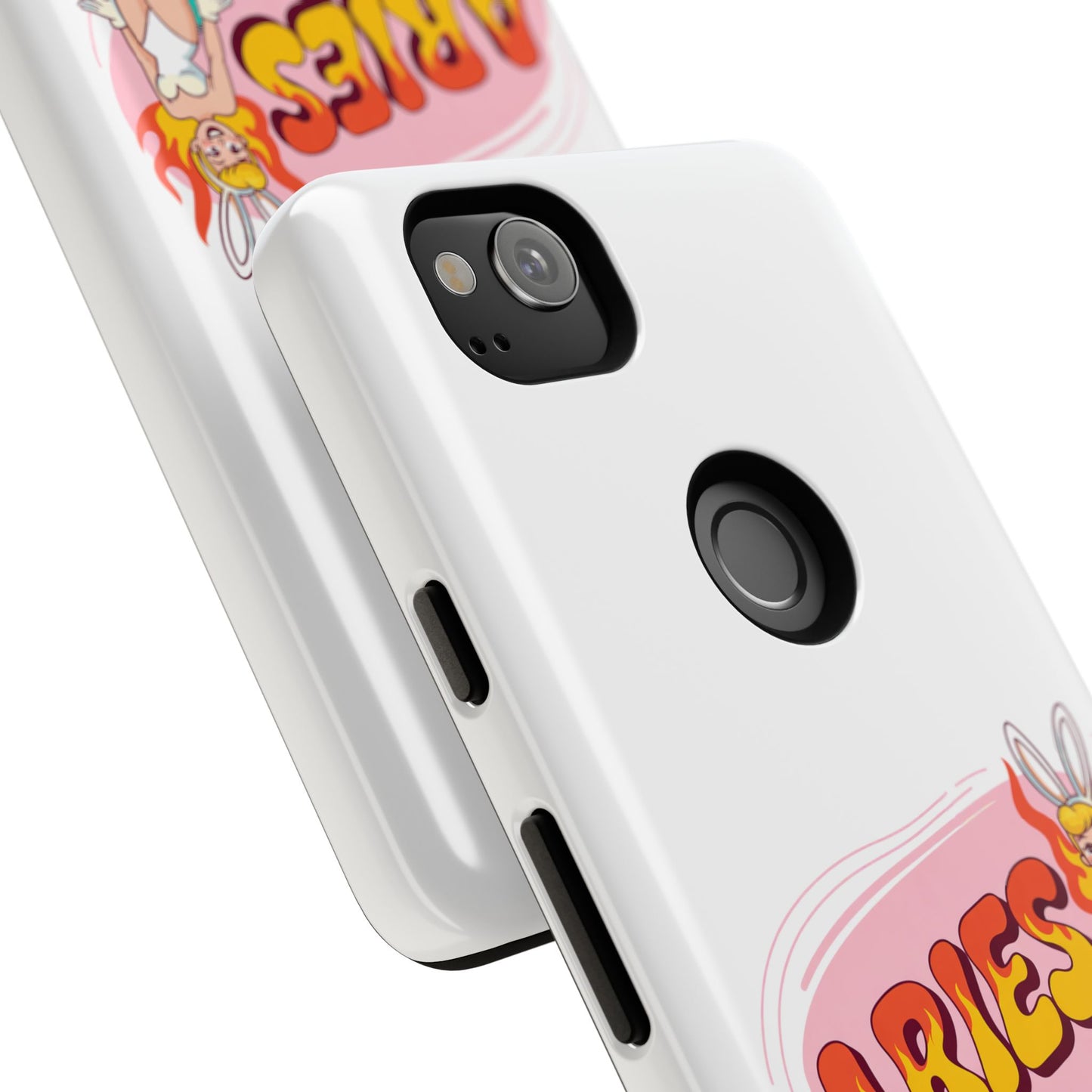 “ARIES” Cute Bunny Phone Case, Tough Phone Cover, Retro Style Case