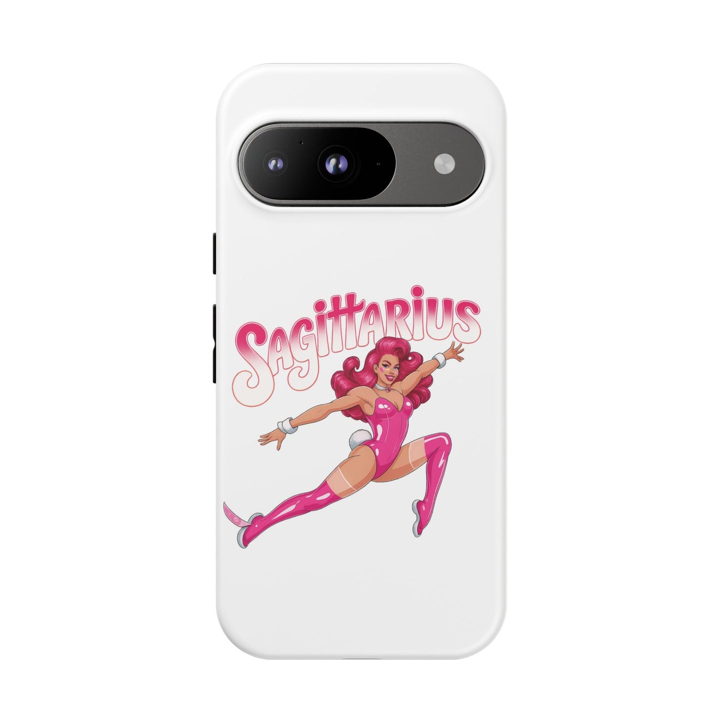 “Sagittarius” phone case Pink Dollar Bill Woman Bunny Costume