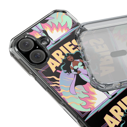 Aries MagSafe Phone Case, Clear Impact Case for Astrology Lovers