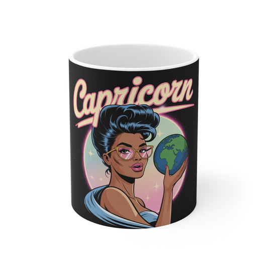 Capricorn Zodiac Mug, Astrology Coffee Cup