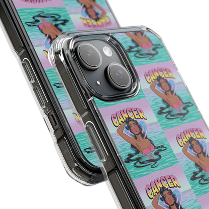 Cancer Zodiac MagSafe Clear Phone Case, Astrology Gift
