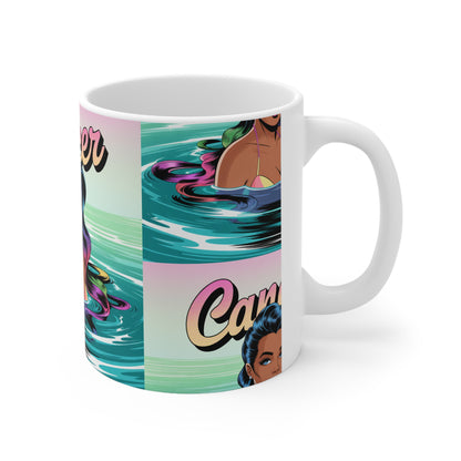 “CANCER” Astrology Coffee Mug, Zodiac Sign Gift