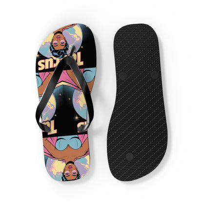 ‘TAURUS’ Colourful Flip Flops, Zodiac Sandals for Astrology Lovers