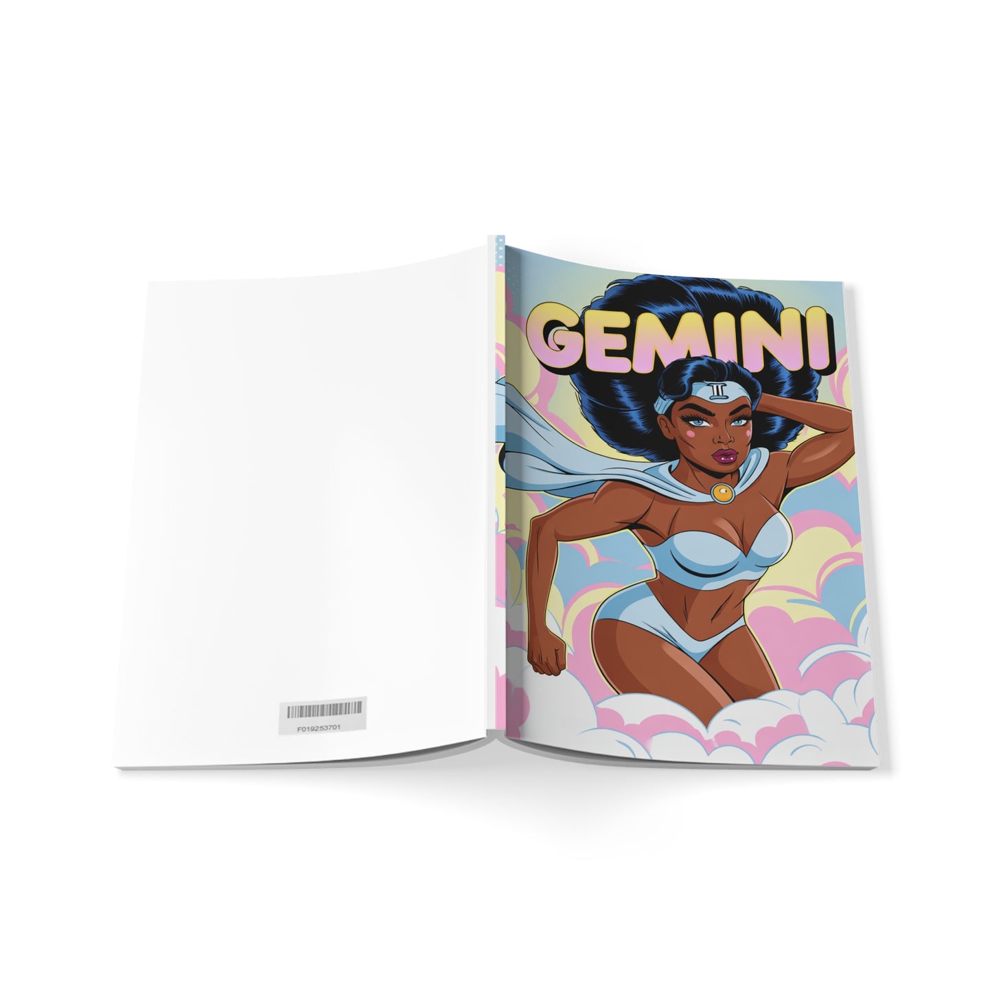 Air energy ✨ Gemini Notebook | A5 Softcover Journal for Astrology Lovers