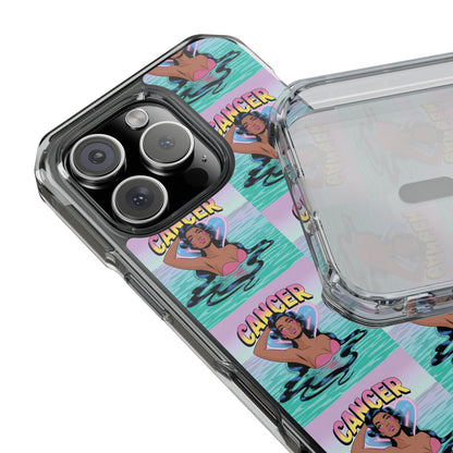 Cancer Zodiac MagSafe Clear Phone Case, Astrology Gift