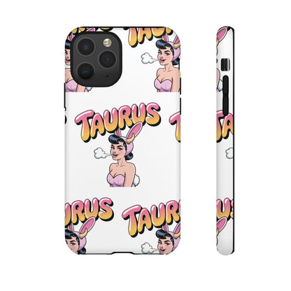 Stylish “Taurus” Phone Case, Cartoon Design