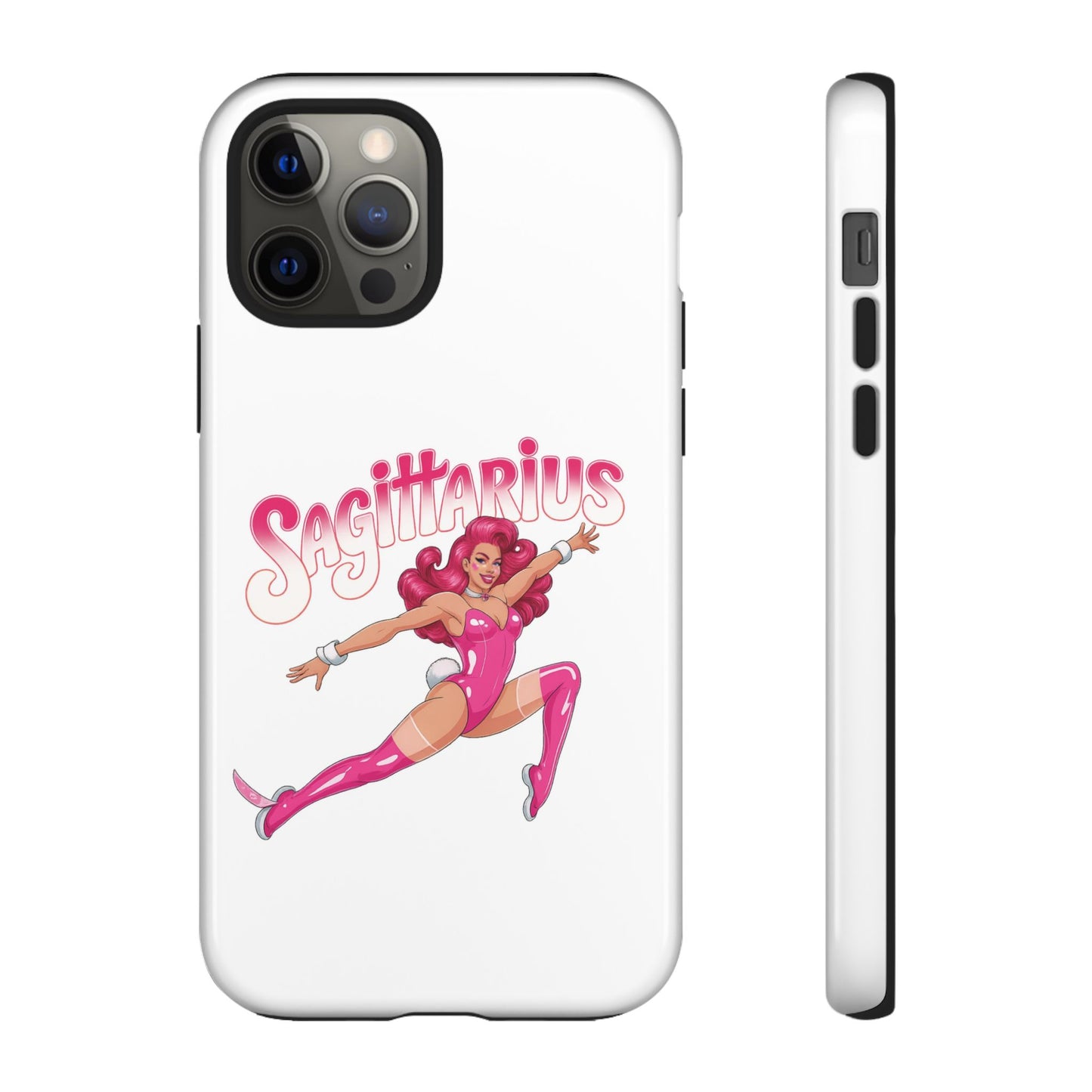 “Sagittarius” phone case Pink Dollar Bill Woman Bunny Costume