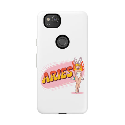 “ARIES” Cute Bunny Phone Case, Tough Phone Cover, Retro Style Case