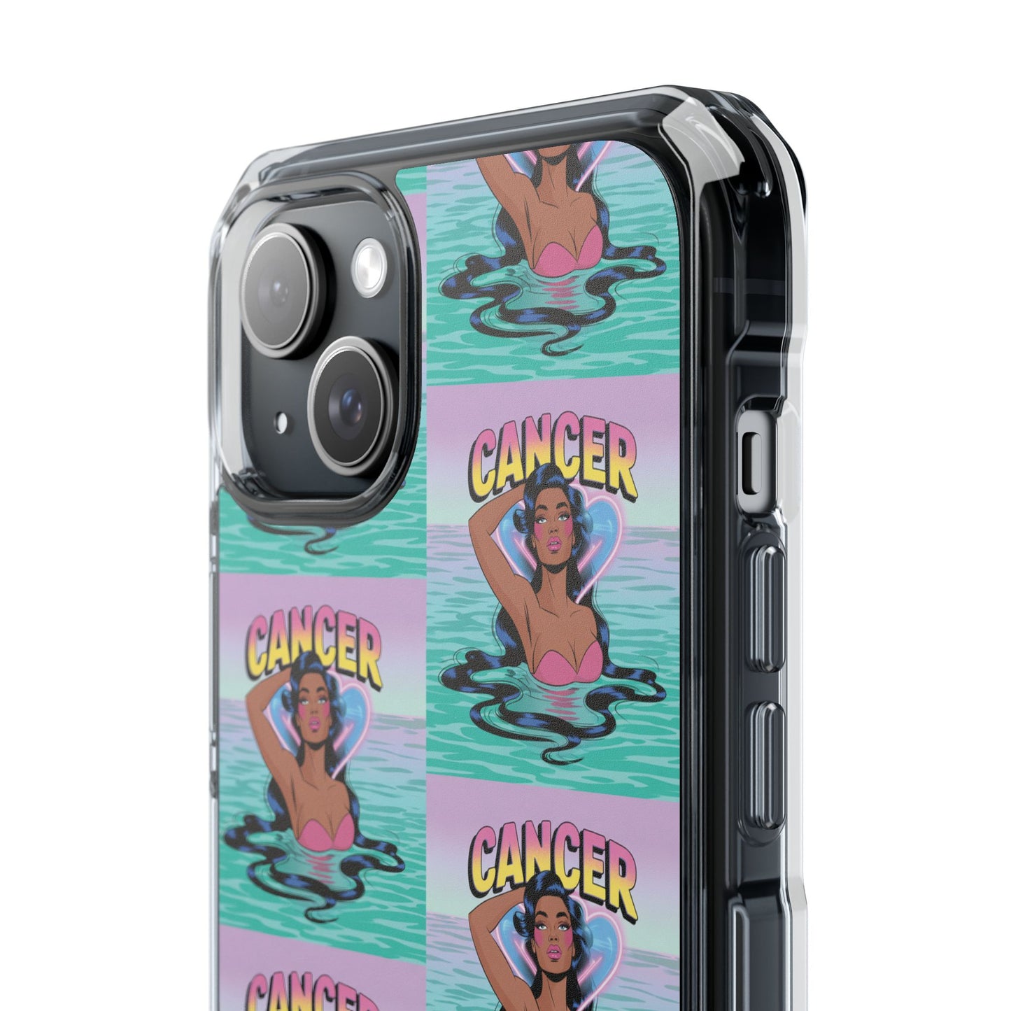Cancer Zodiac MagSafe Clear Phone Case, Astrology Gift