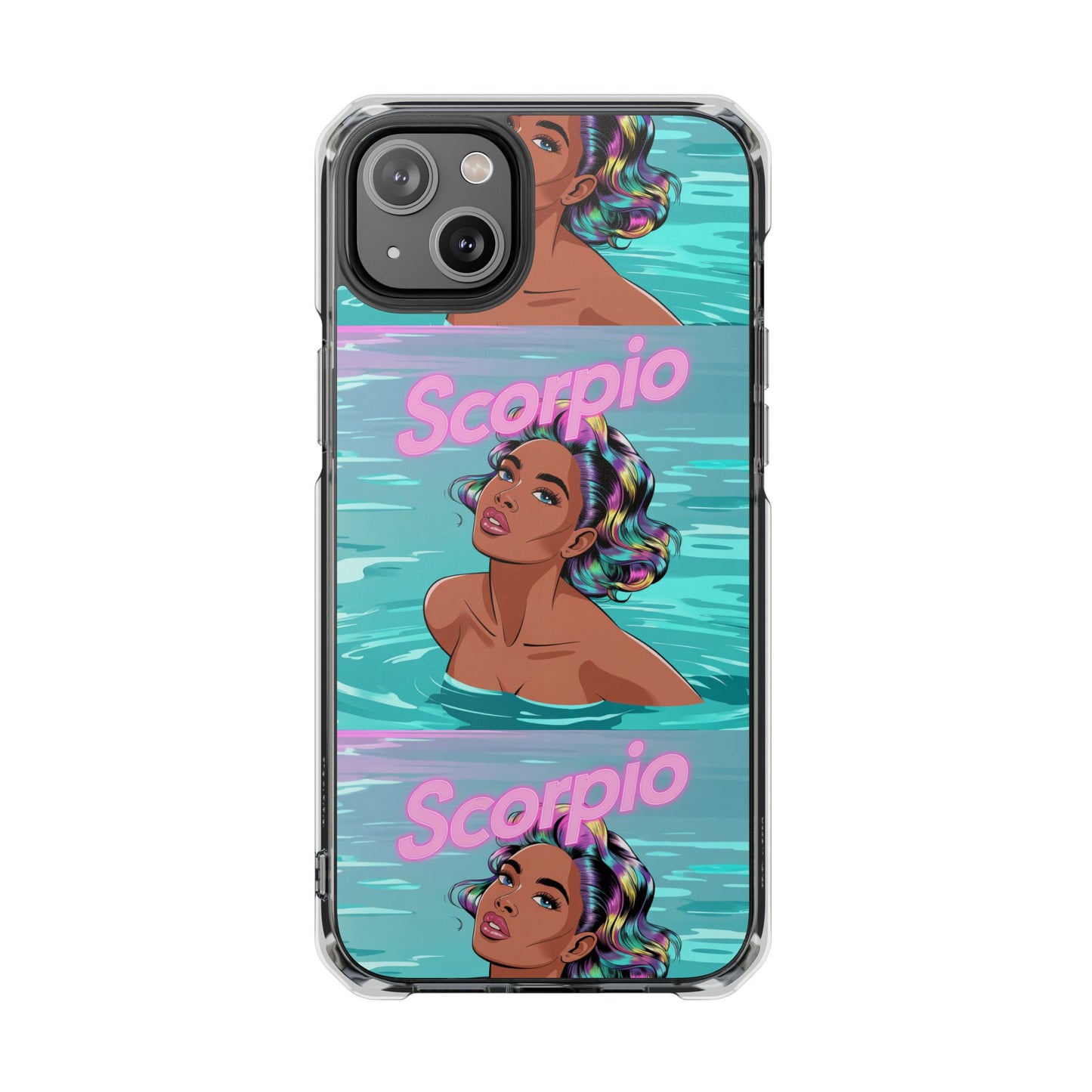 Scorpio Zodiac Clear MagSafe Phone Cases, Horoscope Cases