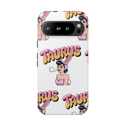 Stylish “Taurus” Phone Case, Cartoon Design