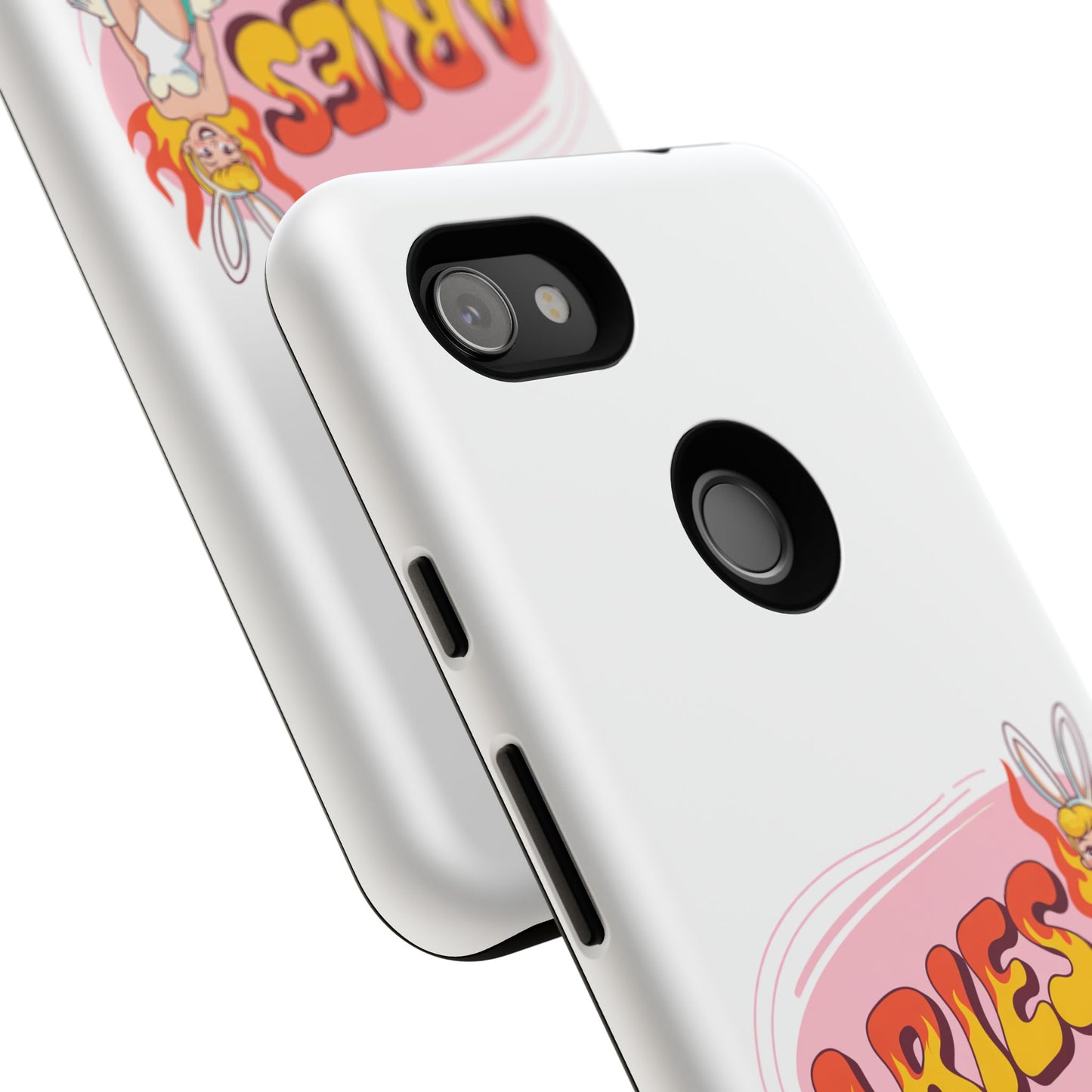 “ARIES” Cute Bunny Phone Case, Tough Phone Cover, Retro Style Case