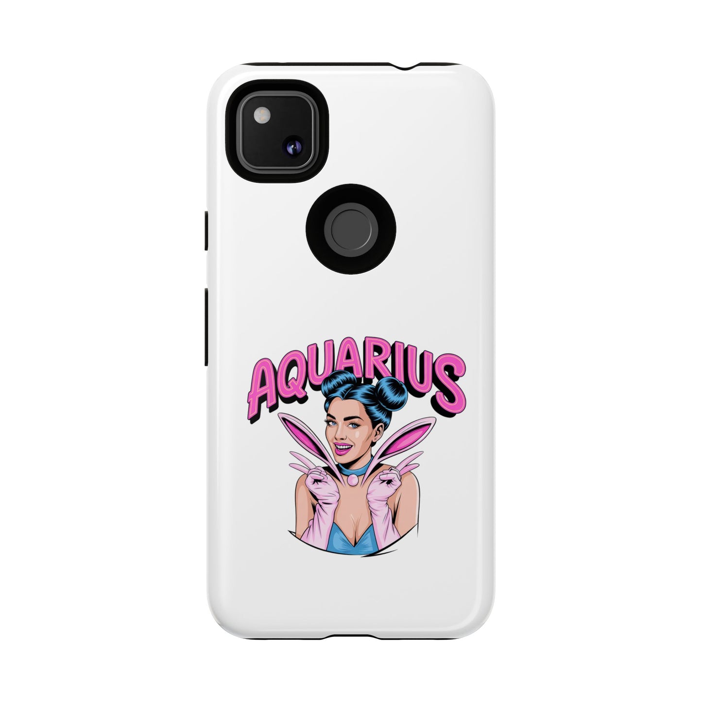 “AQUARIUS” Phone Case with Retro Look