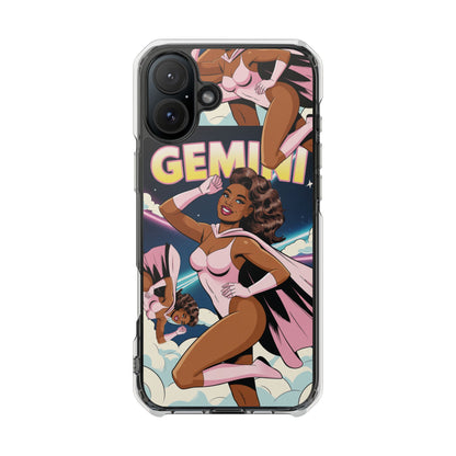 Gemini Zodiac MagSafe Clear Impact Case