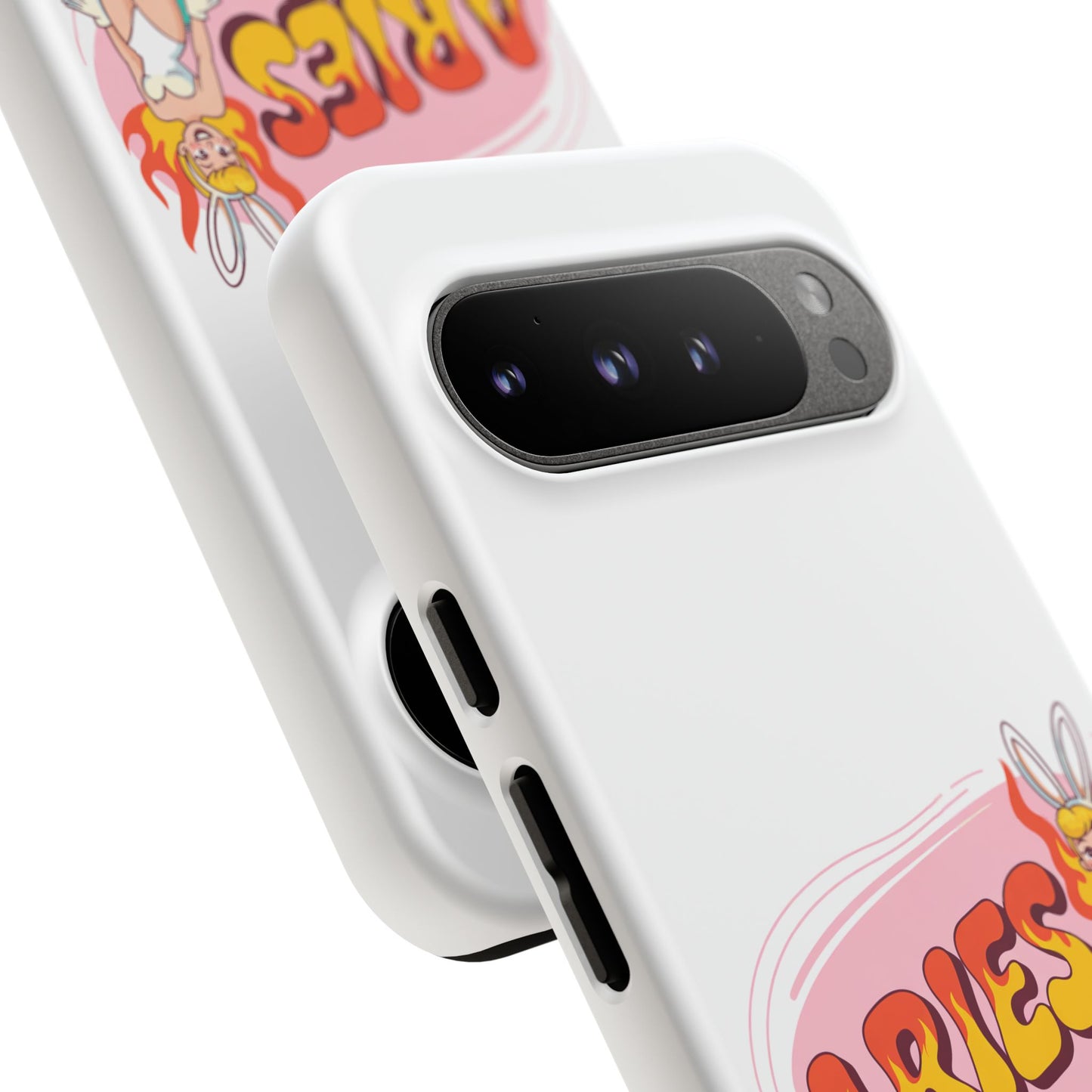 “ARIES” Cute Bunny Phone Case, Tough Phone Cover, Retro Style Case