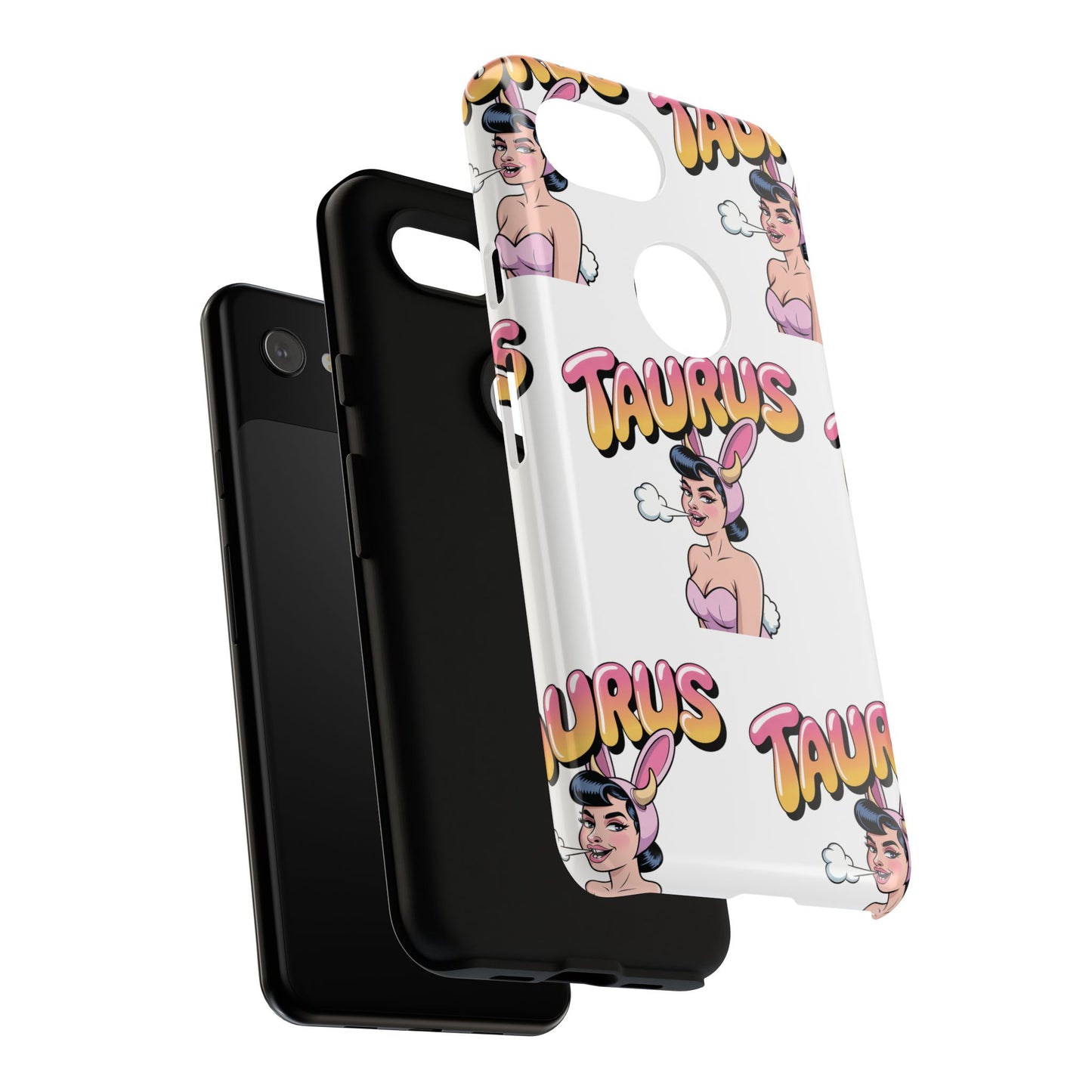 Stylish “Taurus” Phone Case, Cartoon Design
