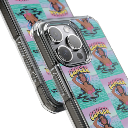 Cancer Zodiac MagSafe Clear Phone Case, Astrology Gift