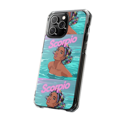 Scorpio Zodiac Clear MagSafe Phone Cases, Horoscope Cases