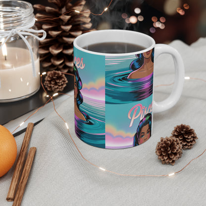 Pisces Zodiac Mug, Astrology Coffee Cup