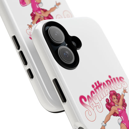 “Sagittarius” phone case Pink Dollar Bill Woman Bunny Costume