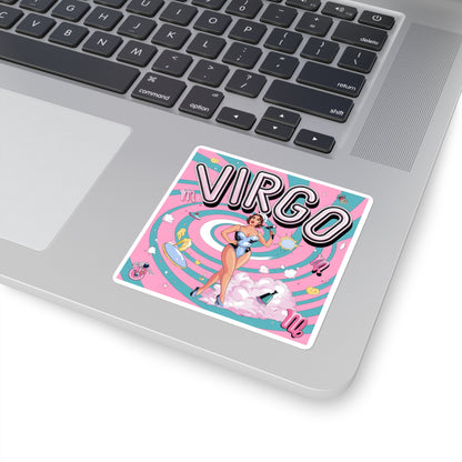 Virgo Square Stickers | Zodiac Stickers for Astrology Lovers