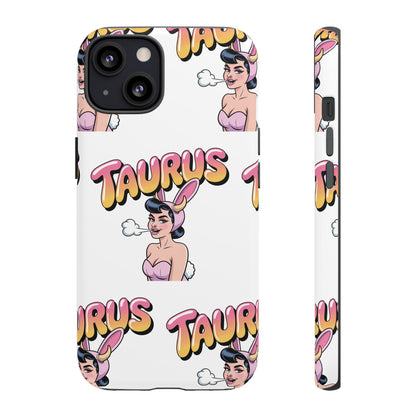 Stylish “Taurus” Phone Case, Cartoon Design
