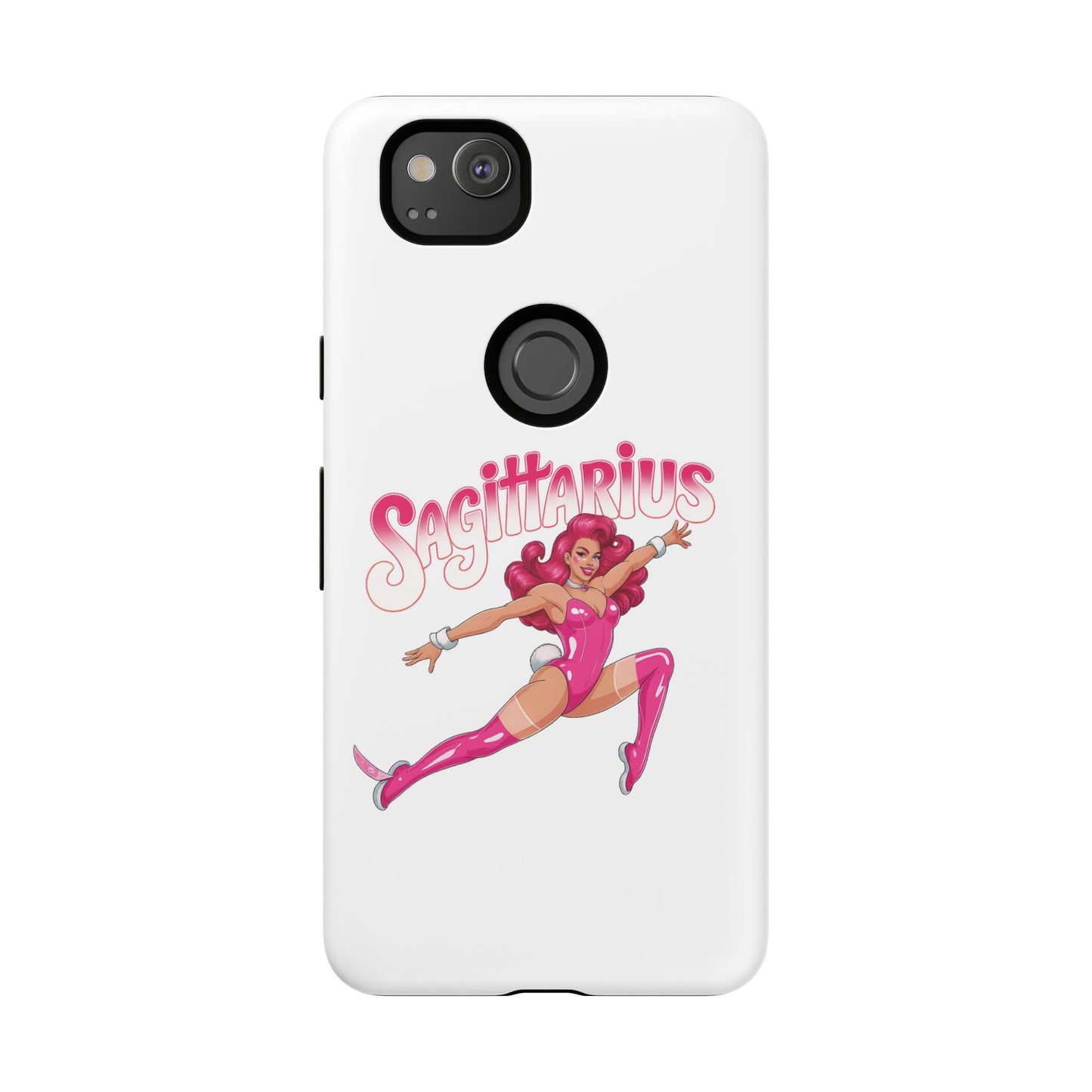 “Sagittarius” phone case Pink Dollar Bill Woman Bunny Costume