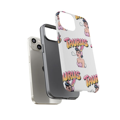 Stylish “Taurus” Phone Case, Cartoon Design
