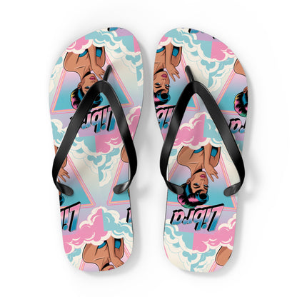 ‘LIBRA’ Flip Flops for Summer Fun, Vacation Footwear, Pool Party Essentials