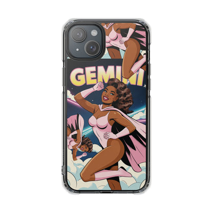 Gemini Zodiac MagSafe Clear Impact Case