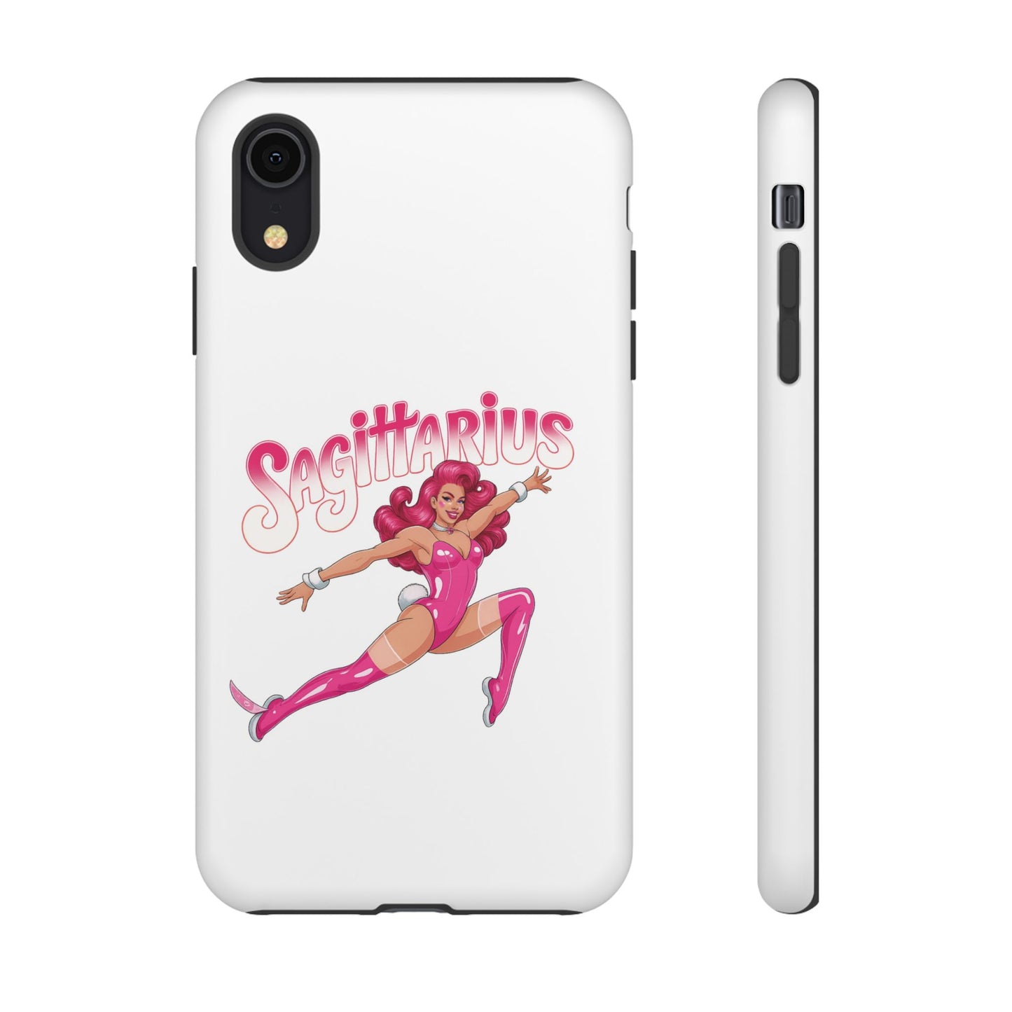 “Sagittarius” phone case Pink Dollar Bill Woman Bunny Costume