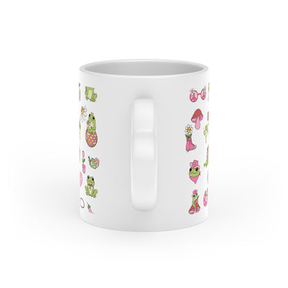 Frog Heart-Shaped Mug, Perfect for Coffee lovers | Adorable Frog Design