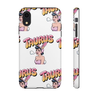Stylish “Taurus” Phone Case, Cartoon Design