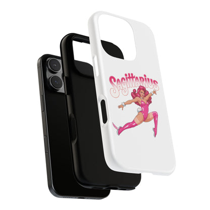 “Sagittarius” phone case Pink Dollar Bill Woman Bunny Costume