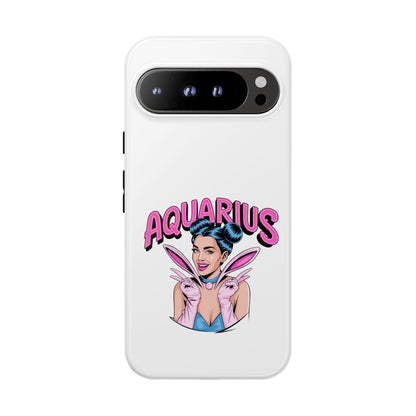 “AQUARIUS” Phone Case with Retro Look