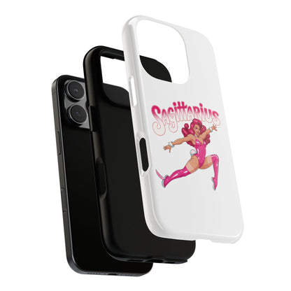 “Sagittarius” phone case Pink Dollar Bill Woman Bunny Costume